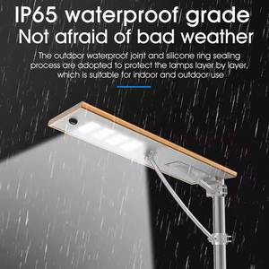 All-in-One 6000K 60W/120W LED Street Light IP66 Panel solar impermeable para uso en exteriores - Product Image 5