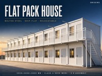 Unité de logement préfabriquée modulaire en kit pour chantier, conteneur d'hébergement pour travailleurs, vente en gros