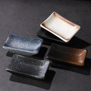 Plat à sauce et assaisonnements, plat à sauce soja, assiettes à collations, cuisine japonaise, céramique commerciale, plat rond pour assaisonnements, bol en céramique - Product Image 5
