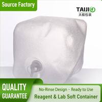 Gel échographique en baril de 20L pour réactifs d'hématologie, Cube de développement Cubitainer 	 Conteneur en plastique pliable et peu encombrant