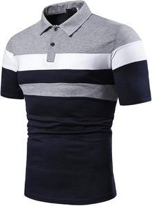 Polos para hombre Camisas de moda ajustadas de golf de manga corta y larga informales - Product Image 5