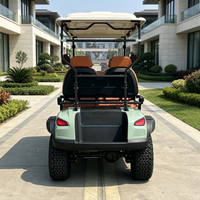 Voiture de golf électrique professionnelle personnalisée Rainbow à 4 places, alimentée au lithium 48V, voiturette de golf tout-terrain, buggy de golf 30-50 km/h, 70-90 km d'autonomie