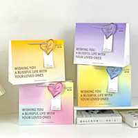 Sacs cadeaux en papier avec logo personnalisé, couleur dégradée, avec poignée, emballage de luxe pour boutique