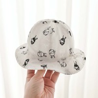 Nouveau modèle d'été : Bonnet de protection solaire léger pour bébés garçons et filles (0-6 mois) – Motif ours de dessin animé