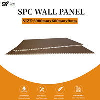 Paneles de Pared SPC con Textura de Madera, Resistentes al Fuego, Impermeables, Antiarañazos, Revestimiento Interior Moderno y Clásico