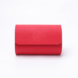 Couleur rouge En Gros Personnalisé 2 Fentes de <span class=keywords><strong>Montre</strong></span> de Stockage En Cuir <span class=keywords><strong>Montre</strong></span> Boîte Cadeau Avec Logo Personnalisé - Product Image 6
