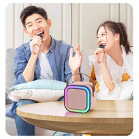 Mini haut-parleur, microphone portable, machine de karaoké tout-en-un, système audio KTV domestique, ensemble ABS