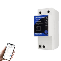 Disjoncteur intelligent Wi-Fi IoT à boîtier moulé, interrupteur d'air 6kA bipolaire 50/60Hz, montage mural résidentiel, contrôle par téléphone mobile