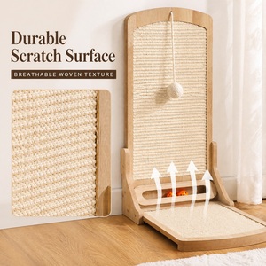 <span class=keywords><strong>Griffoir</strong></span> pour <span class=keywords><strong>chat</strong></span> en sisal en forme de L OEM/ODM avec lit intégré, placage de bois personnalisé et marquage pour les marques mondiales d'articles pour animaux de compagnie. - Product Image 4