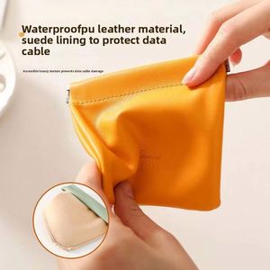 Sac cosmétique portable pour femme, petit format, pour ranger les rouges à lèvres, style urbain minimaliste, modèle cadeau - Product Image 4