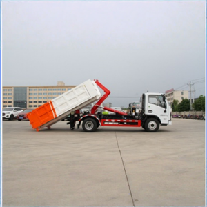 Camión de Basura con Brazo <span class=keywords><strong>Gancho</strong></span>, Hidráulico, Autocargable, Contenedor Desmontable, para Recolección de Residuos, Saneamiento Municipal y Construcción - Product Image 3