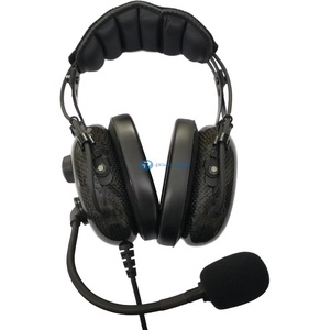 Auriculares de fibra de carbono para helicóptero, audífonos de control dinámico de volumen, airport <span class=keywords><strong>pro</strong></span> - Product Image 3