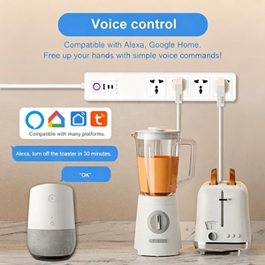 Regleta Inteligente Universal LangYeao 20W PD 7 en 1, 4 Tomas de Corriente con Control Independiente, WiFi, Zigbee, Compatible con Alexa y Google Home - Product Image 6