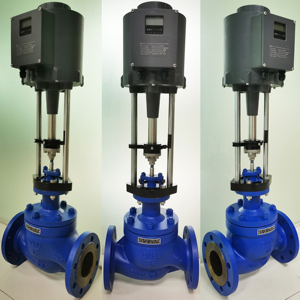Válvula de control de regulación de una sola plaza con extremo de brida de acero al carbono, 220V CA, con igual porcentaje de apertura - Product Image 4
