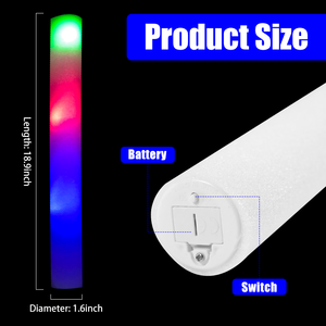 Palos de Espuma LED con Logotipo Personalizado RGB, Iluminación Brillante para Fiestas, Conciertos y Eventos, Precio Bajo al por Mayor - Product Image 3