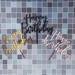 Hot Selling Custom Multi-color Size <b>Baking</b> Decoration Party Birthday Wedding Cake Toppers - Product Image 6