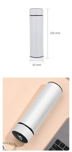 ขวดน้ำอัจฉริยะแบบใหม่ขายส่ง พร้อมไฟ LED แสดงอุณหภูมิ แก้วเก็บความร้อนทันสมัย สำหรับกาแฟและชา - Product Image 3