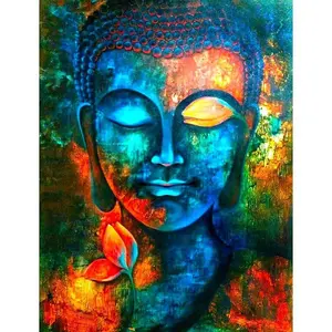 DIY 5D Diamond Painting Buddha Picture on Canvas Square/Round Full Diamond Art For Adult Paintings House Decorations