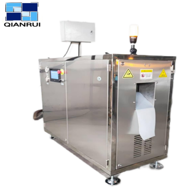 Industrial 50kg Dry Ice Machine Quiet Air Water Cooling Compressor Motor Gear PLC Water Pump Easy Operation 220-380V