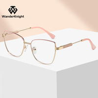 Montures de lunettes optiques anti-lumière bleue œil de chat pour femmes de haute qualité, dernière mode, prix d'usine en gros, fabriquées en acétate