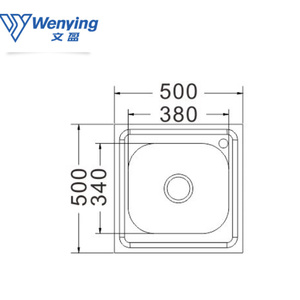 <span class=keywords><strong>Lavello</strong></span> da Cucina Monoblocco in Acciaio Inox Lucidato Plata Home Kitchen, Installazione Soprapiano - Product Image 6