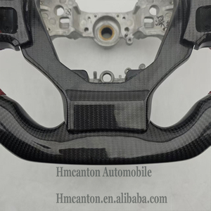 Volant de direction pratique en fibre de carbone perforée avec revêtement en cuir pour Lexus ES250 RX300 RX - Vente chaude - Product Image 4