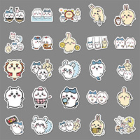 Échantillon gratuit direct d'usine nouveau design imperméable à l'eau écologique dessin animé étiquette personnalisée mignon Kawaii autocollants imprimer