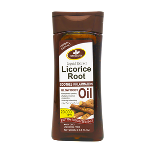 Huile Éclat Visage & Corps à Action Rapide Éclaircissante et Illuminatrice à la Racine de Réglisse, Apaise l'Inflammation, pour Toutes les Carnations 200ml - Product Image 6