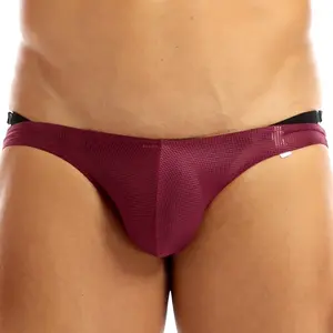 In Stock M-XXL Mens Mesh See Through Stretchy Open Back Jockstrap Bikini G-string Thong Underwear