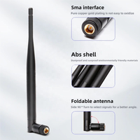 Antenne WiFi omnidirectionnelle double bande à Gain élevé 2.4G 5.8G pour connecteur mâle SMA Communication longue portée pour routeur Vertical