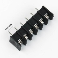 Borniers de barrière à vis en fer, cuivre, nickelé, pour PCB, 300V 20A, modèles KF25C-7.62 /35C-8.25/45C-9.5/55C-10/65C-11