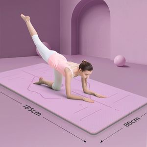 Tapete de Yoga Ecológico Personalizable para Mujer, para Pilates, Deportes en Interiores y Exteriores, Grande, de Viaje, Extra Grueso, de TPE - Product Image 5