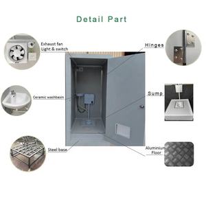 Toilettes portables d'extérieur, toilettes mobiles écologiques, toilettes portables préfabriquées, toilettes chimiques portables publiques, prix <span class=keywords><strong>de</strong></span> vente - Product Image 4