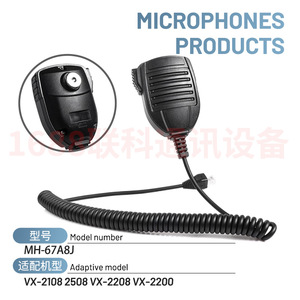 Car Radio Hand <b>Microphone</b> MH67 Dust Proof Audio Attachment For Communication Use - Product Image 5