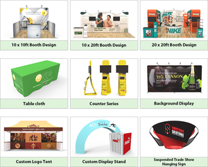 Espositore pieghevole in alluminio expo all'ingrosso promozionale in tessuto di tensione espositore <span class=keywords><strong>da</strong></span> tavolo portatile <span class=keywords><strong>da</strong></span> banco - Product Image 3