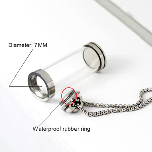 Collana con Ciondolo Urna Apribile GIVELUCK, Pendente Commemorativo per Conservare Ricordi - Product Image 5