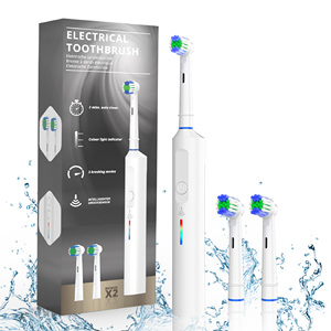 OEM IPX7 adulto ricaricabile su misura Smart 45 spazzolino elettrico rotante con custodia da viaggio per orale <span class=keywords><strong>b</strong></span> - Product Image 1