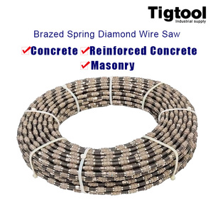 Serra de Fio Diamantado Brasado para Concreto, Alvenaria, Paredes, Pontes, Reforço e Demolição Estrutural Pesada 10.5mm - Product Image 1