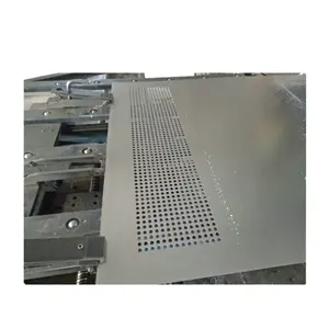 OEM laser cutting galvanized steel oval perforated metal mesh