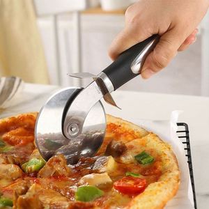 Cortador de Pizza de Acero Inoxidable de Alta Calidad con Rueda Única, Herramienta para Hornear - Product Image 4
