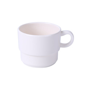 Five And Harmony Ceramic Coffee <b>Cup</b> <b>Set</b> White Round Simple Design For Coffee Tea Afternoon Tea Use - Product Image 2