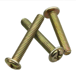 Ming Xin M4 Phillips Round Head Screws Fully Threaded Zinc Plated For Furniture Cabinet Handle Accessories - Product Image 2