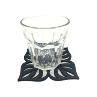 Set de table en feutre non tissé de qualité supérieure, en forme de feuille, 3 mm, résistant à la chaleur, anti-taches, écologique, décoratif pour la protection de la table