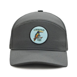 Gorra Deportiva Impermeable con Parche Bordado Personalizado OEM, Visera Plana, Malla Transpirable en la Parte Trasera, Ajustable con Cierre a Presión, Unisex, para Actividades al Aire Libre - Product Image 1