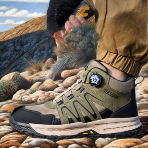 <span class=keywords><strong>Zapatos</strong></span> de Seguridad Indestructibles de Alta <span class=keywords><strong>Dura</strong></span> para Hombre con Punta de Acero, Parte Superior de Cuero de Microfibra para Trabajo de Invierno - Product Image 3