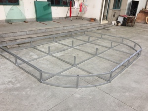 2025 cổ trắng đám cưới giai đoạn Riser xách tay nhôm giai đoạn với điều chỉnh chiều cao 18mm ván ép thảm cho thuê sử dụng hợp lý - Product Image 3