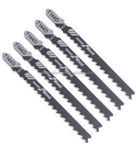 Jeu de 5 lames de <span class=keywords><strong>scie</strong></span> <span class=keywords><strong>sauteuse</strong></span> multi-usages à tige en T optimisées <span class=keywords><strong>Lame</strong></span> de <span class=keywords><strong>scie</strong></span> à dé<span class=keywords><strong>couper</strong></span> en plastique <span class=keywords><strong>PVC</strong></span> pour bois extra propre - Product Image 2