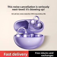 Auriculares TWS de Clip Abierto de Excelente Calidad con Cancelación Activa de Ruido (ANC) para Sonido HiFi 5.4, Auriculares Deportivos con 5-10 Horas de Duración