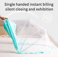 JXB Vente en gros directe d'usine de moustiquaire pour lit de bébé Moustiquaire universelle pliable pour yourte Moustiquaire respirante et confortable Aide au sommeil