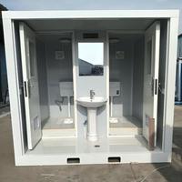 Baño Portátil Modular en Contenedor, para Obras de Construcción, Campamentos y Uso Público al Aire Libre